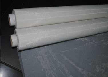 100 mikron Putih Polyester Printing Mesh Untuk Pencetakan Keramik