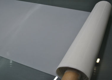 Elastisitas Rendah Putih Poliester Baut Kain 60 Mesh Untuk Pencetakan / Filtrasi PCB