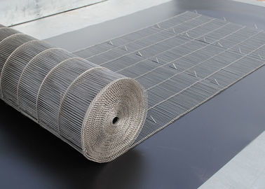 Flex Conveyor Mesh Stainless Steel Mesh Untuk Industri Roti, Mudah Dibersihkan