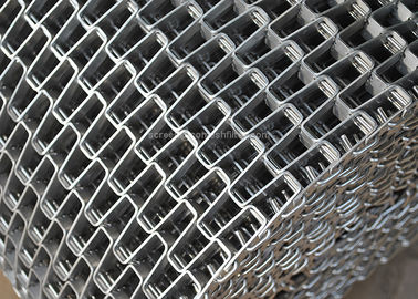 Honeycomb Wire Mesh Conveyor Belt, Metal Mesh Belt Dengan Tepi Tertutup