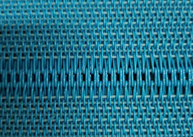 Blue Spiral Polyester Dryer Layar Mesh Belt Woven Press Filter Mesh Belt