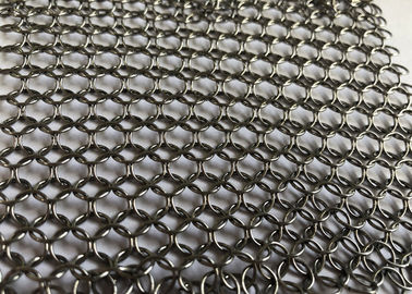 Keamanan Chainmail Dilas Cincin 0.8mm Stainless Steel Wire Mesh
