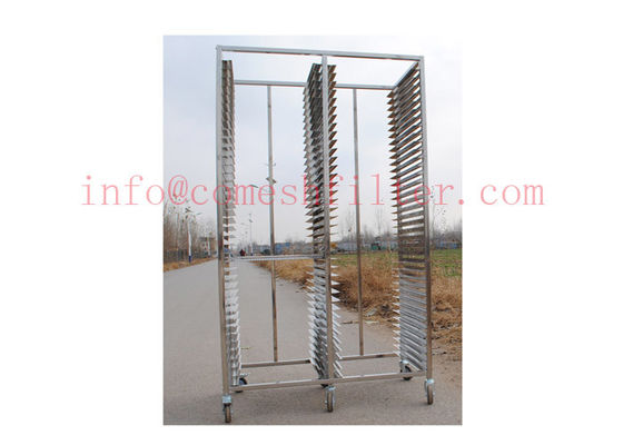Multilayer Ss304 SGS Bakery Tray Rack Trolley