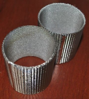 10 Mikron Ketahanan Korosi Tabung Filter Stainless Steel Sinter Di Mesin