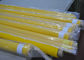 Kuning 80 Thread Polyester Mesh Screen Fabric Untuk Pencetakan Tekstil, Lebar 250cm