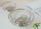 Modern 20cm stainless steel Wire Basket Dekoratif Gaya Roti Metal Buah Sayuran Bowl