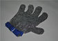 Sarung tangan keselamatan Stainless Steel Mesh bagian 316L Plus panjang dengan sabuk nilon untuk disembelih