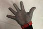 XXS-XXL 304L Perlindungan Keselamatan Stainless Steel Mesh Safety Gloves Untuk Butcher High Cut Resistance
