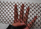 Tembaga berwarna Stainless Steel Wire Mesh datar Silk Spiral Decoration Net
