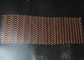 Tembaga berwarna Stainless Steel Wire Mesh datar Silk Spiral Decoration Net
