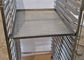 Logam Bakery Pendinginan Stainless Steel Rack Trolley Untuk Peralatan Dapur Restoran