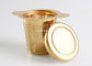 100x65mm Gold Stainless Tea Infuser Untuk Teh Daun Longgar