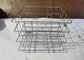 Tahan Panas 304 Stainless Steel Wire Mesh Storage Basket Untuk Industri Medis