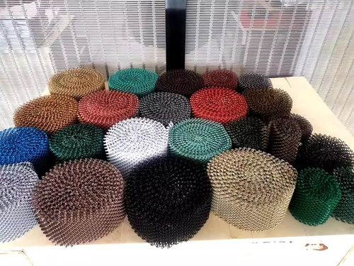 Latest company news about Aluminium Dekoratif Coil Wire Mesh Chain Link Screen untuk Curtain Langit-langit