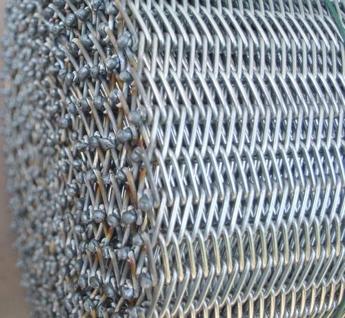 Latest company news about Sabuk konveyor mesh kawat spiral ganda ke Kolumbia