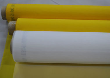45 &quot;Putih 160 Mesh Layar Polyester Printing Untuk Kaca / Keramik, Terdaftar FDA