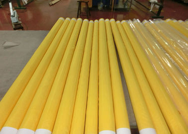 Layar Kuning 23 Micron 180 Mesh Polyester Dengan Tenunan Polos / Polos, Ramah Lingkungan