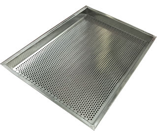 316 Stainless Steel Mesh Tray Oven Logam Perforatted Baking 2.0mm Tebal