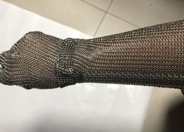 19cm Extended Cuff Chain Mail Sarung Tangan Stainless Steel Mesh Untuk Penyembelihan