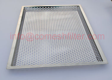 SGS Fda Wire Mesh Tray Stainless Steel Persegi Panjang Baking Pan Baking Grid