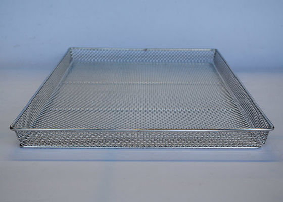 FDA Wire Dehydrator Pengeringan Steel Mesh Tray Untuk Makanan