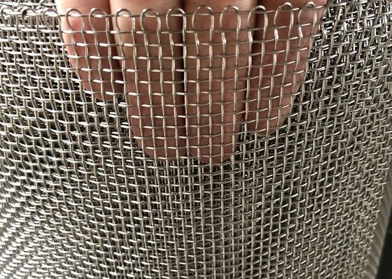 Dibungkus Tepi Stainless Steel 304 1X30M Woven Wire Mesh Screen