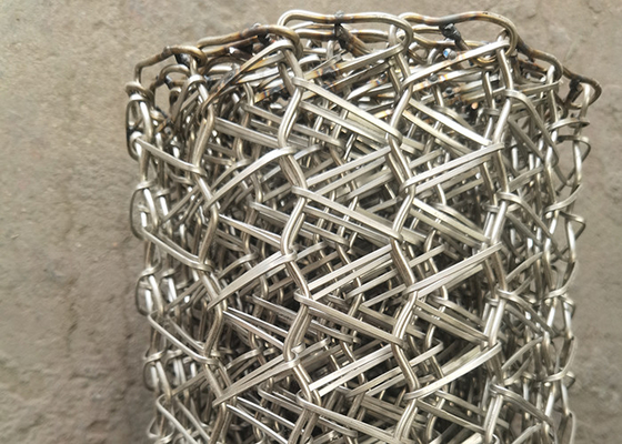 Harga yang bagus Tahan Panas 316 SS Balance Spiral Wire Mesh Conveyor Belt Untuk Pengerjaan Kayu on line