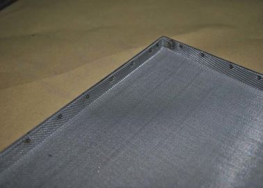 Harga yang bagus 1-1.5mm Stainless Steel Wire Mesh Tray Kabel Untuk Memanggang Tahan Suhu Tinggi on line