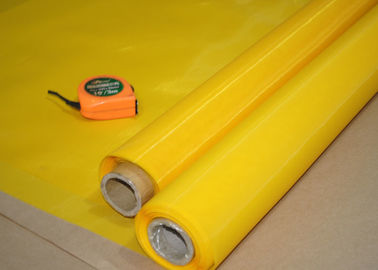 Harga yang bagus NSF Test 65 Inch Yellow Polyester Bolting Cloth Mesh Dengan Jenis Tenun Polos on line
