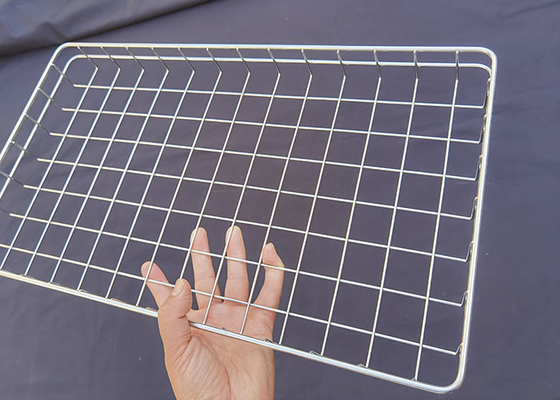 Harga yang bagus Tray Kabel Mesh Polished 1000x500 800x600 660x450 600x400 Mm Dehidrator Pengeringan Daging Buah Sayuran on line