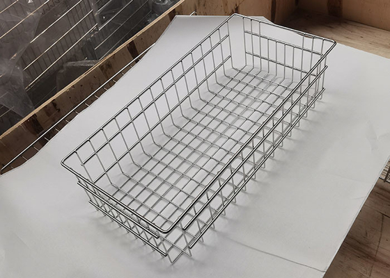Harga yang bagus Profesional 316 stainless steel Wire Mesh Basket Las Untuk Pembersihan Medis on line