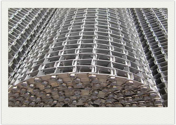 Harga yang bagus Sabuk Konveyor Mesh Kawat Baja Stainless Datar Untuk Mesin Berat on line