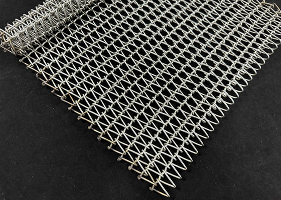 Harga yang bagus 304 314 316 Sabuk Konveyor Wire Mesh Tenun Spiral Seimbang Baja Tahan Karat on line
