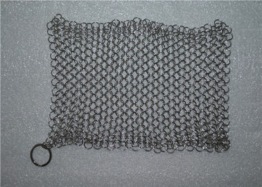 Harga yang bagus Kitchen Cleaning Chainmail Scrubber Untuk Peralatan Masak Besi Cor, Stainless Steel 316 on line