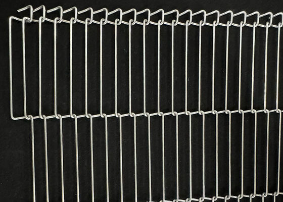 Harga yang bagus 304 stainless steel ladder mesh conveyor belt untuk oven pizza on line