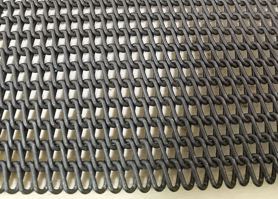 Harga yang bagus Ultrathin Carbon Steel Flat Rolled Spiral Wire Mesh Conveyor Belt Untuk Baking Biscuit on line