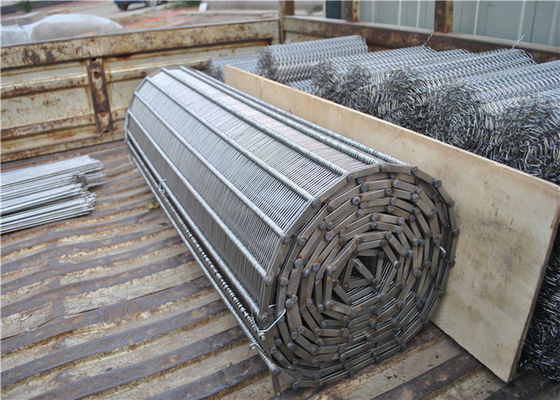 Harga yang bagus SUS304 310 316 SS Wire Mesh Conveyor Belt untuk mesin pengepakan on line