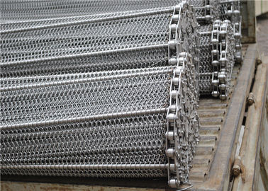 Harga yang bagus Stainless Steel Mesh Conveyor Belt, Horseshoe Wire Mesh Tahan Panas on line