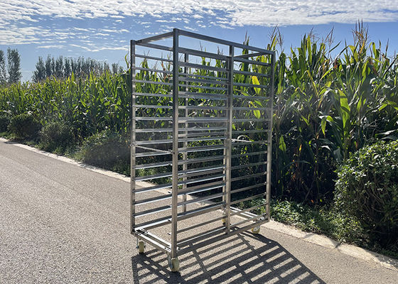 Harga yang bagus Baja tahan karat bakery pendingin rak roti pan baking tray bakery trolley tahan suhu tinggi on line