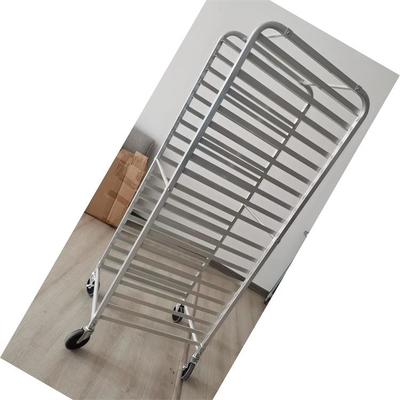 Harga yang bagus Customzied Commercial Aluminium Alloy Sheet Pan Rack Trolley untuk 18x26 Inch Sheet Pan Baking Trolley on line