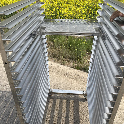 Harga yang bagus Dapur komersial 26 Tray Baja tahan karat Bakery pendingin rak Food Trolley on line