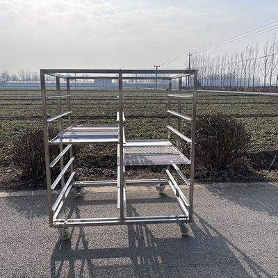 Harga yang bagus Heavy Duty stainless steel rack trolley untuk industri dengan rem dan tanpa rem umum 765 965 1300 1350 1475 1725 1750 on line