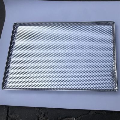 Harga yang bagus Customized Metal Dehydrator Perforated Baking Tray Baja tahan karat untuk memasak makanan on line