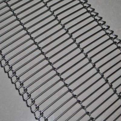 Harga yang bagus Sabuk Konveyor Pelapis Cokelat Jaring Kawat Tangga Baja Tahan Karat 304 Suhu Kerja Tinggi on line