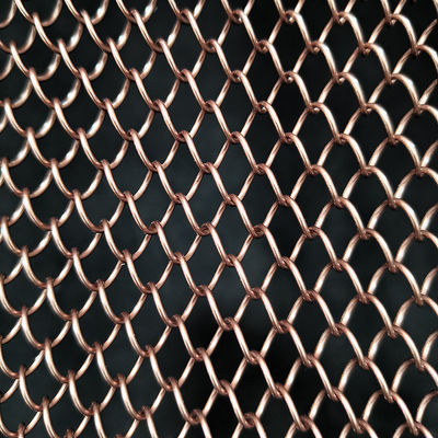 Harga yang bagus  Metal Mesh Curtain Bronze finish Hanging Wire Mesh Room Dividers For Ceiling on line