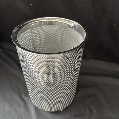 Harga yang bagus Stainless Steel Cylinder Mesh Screen Filter Tube Woven Wire Mesh Strainer Round Perforated Filter Basket on line