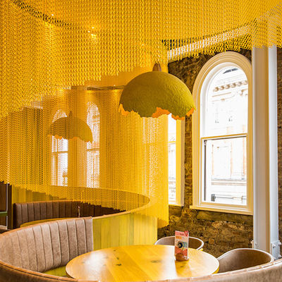 Harga yang bagus Custom color Metal Chain Curtains Aluminium Chain Fly Screen for Door & Room Divider on line