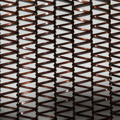 Harga yang bagus Architectural Decorative Spiral Wires Stainless Steel Chain Link Conveyor Belt Mesh on line