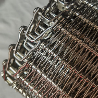 Harga yang bagus 304 stainless steel Balance Weave Spiral Wire Mesh Chain Driven Freezer Conveyor Belt on line