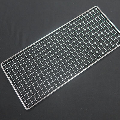 Harga yang bagus Jaring Panggangan BBQ Luar Ruangan Stainless Steel 304 Bentuk Persegi Panjang Tahan Panas on line